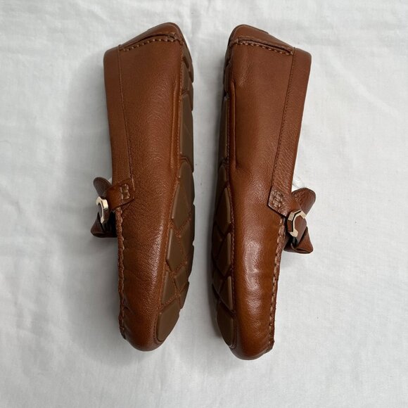 Cole Haan Evelyn Bow Driver Shoes Womens Loafers 7.5 B pecan brown - Picture 7 of 8